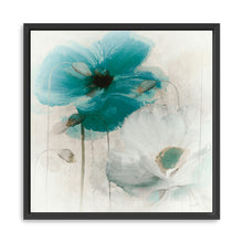 Teal Poppies I