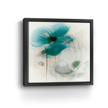 Teal Poppies I
